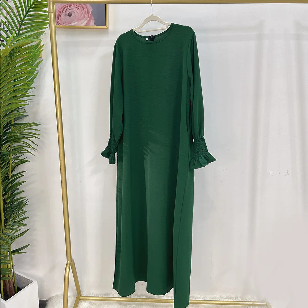 Loose-Fit Plain Abaya