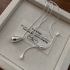 925 Sterling Silver Drop Necklace