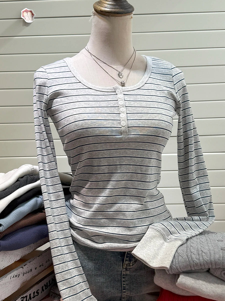 Striped Long Sleeve Tee