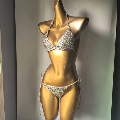 Iridescent Crystal Bling Bikini