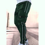 Reflective Straight Sports Casual Trousers