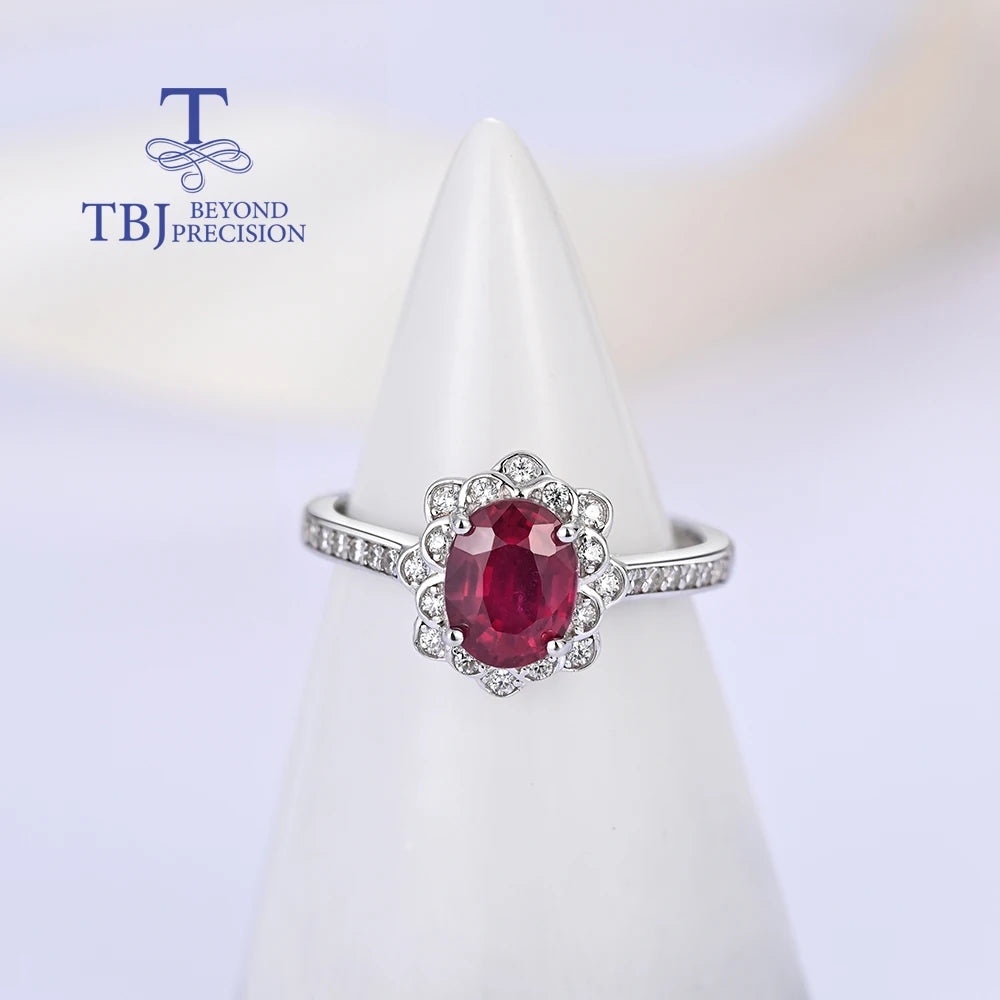 925 Silver July Birthstone Gemstone Ring