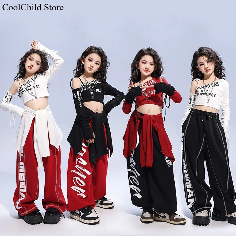 Off Shoulder Crop Top Jogger Pants Set