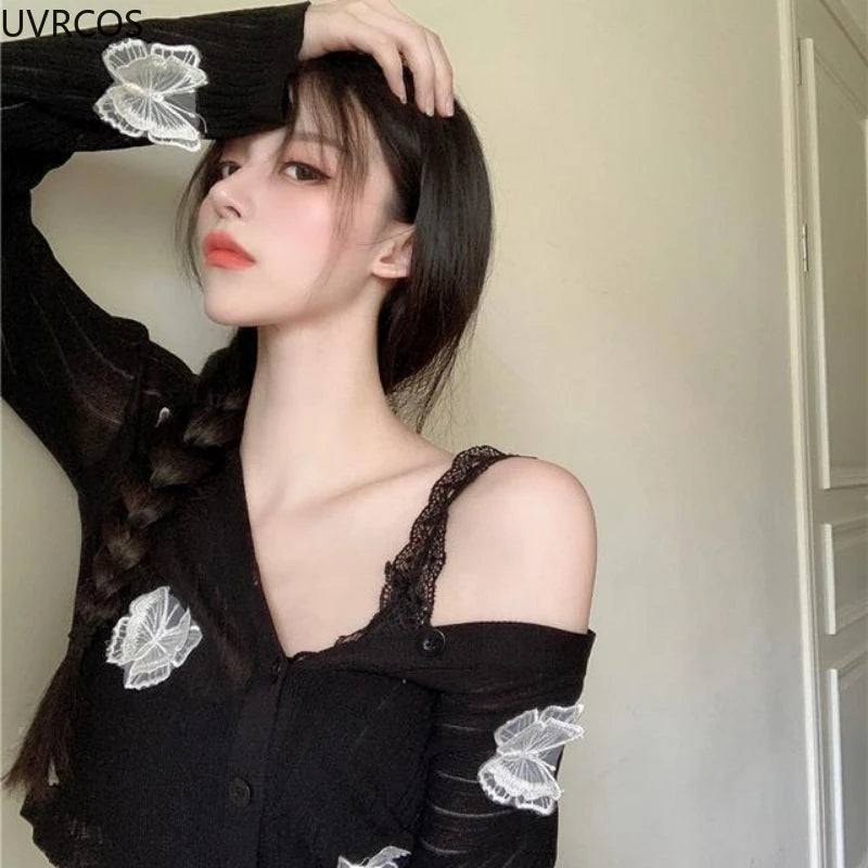 Butterfly Knitted Cardigan