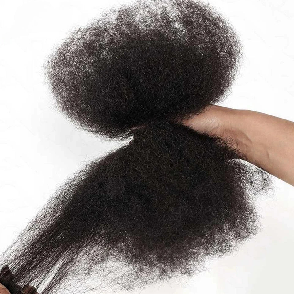 Brazilian QVR Afro Kinky Bulk Human Hair