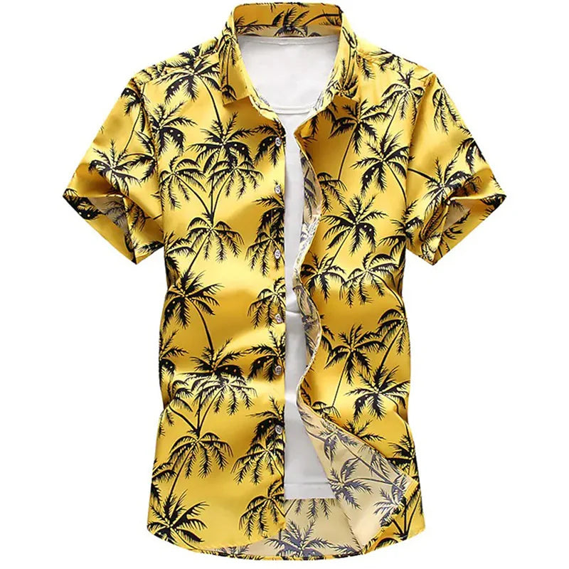 Floral Beach Pattern Shirt
