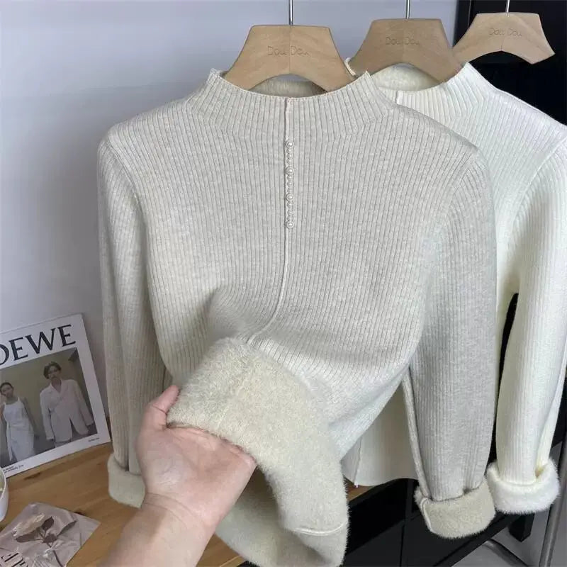 Knitting Bottoming Sweater