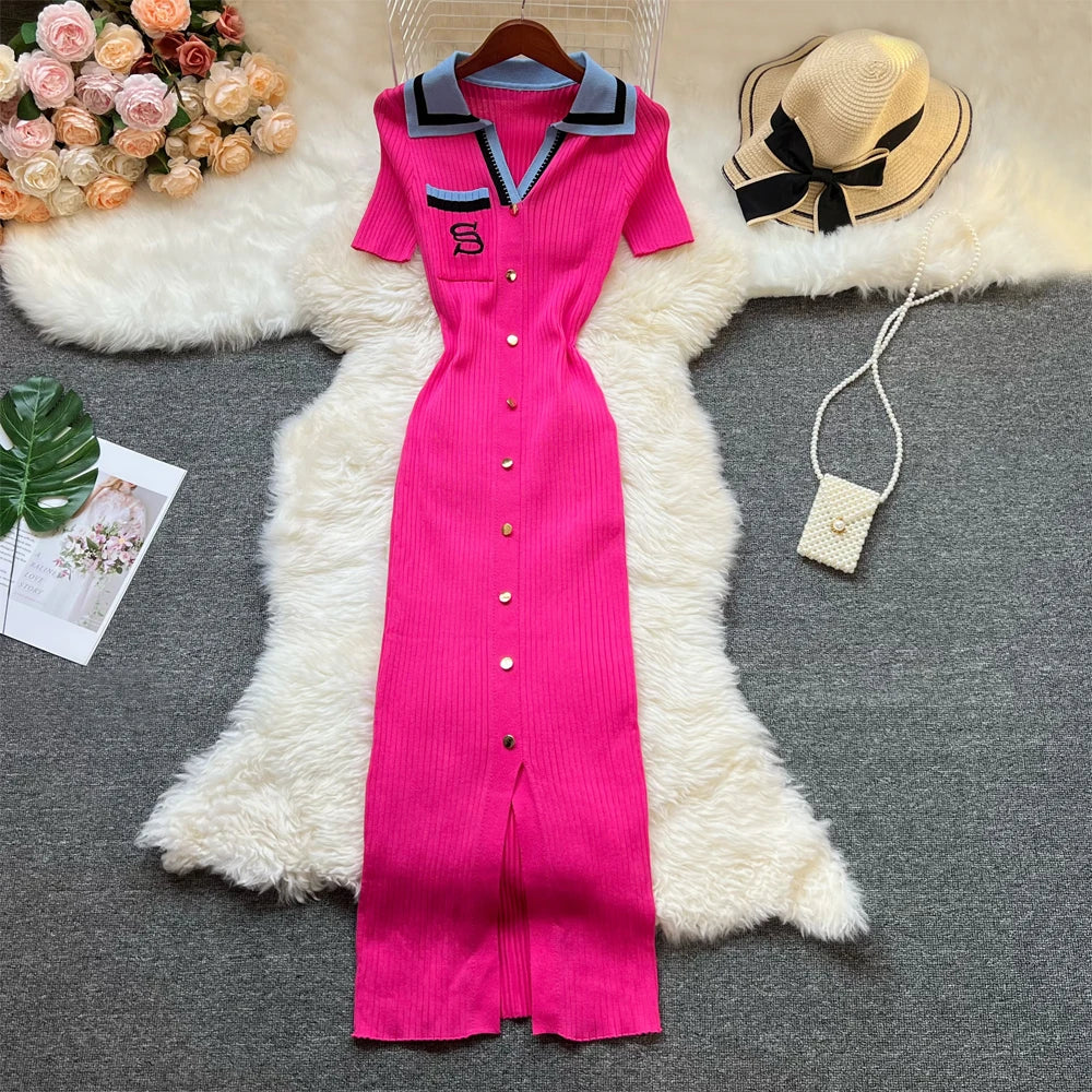 Knitted Long Dress