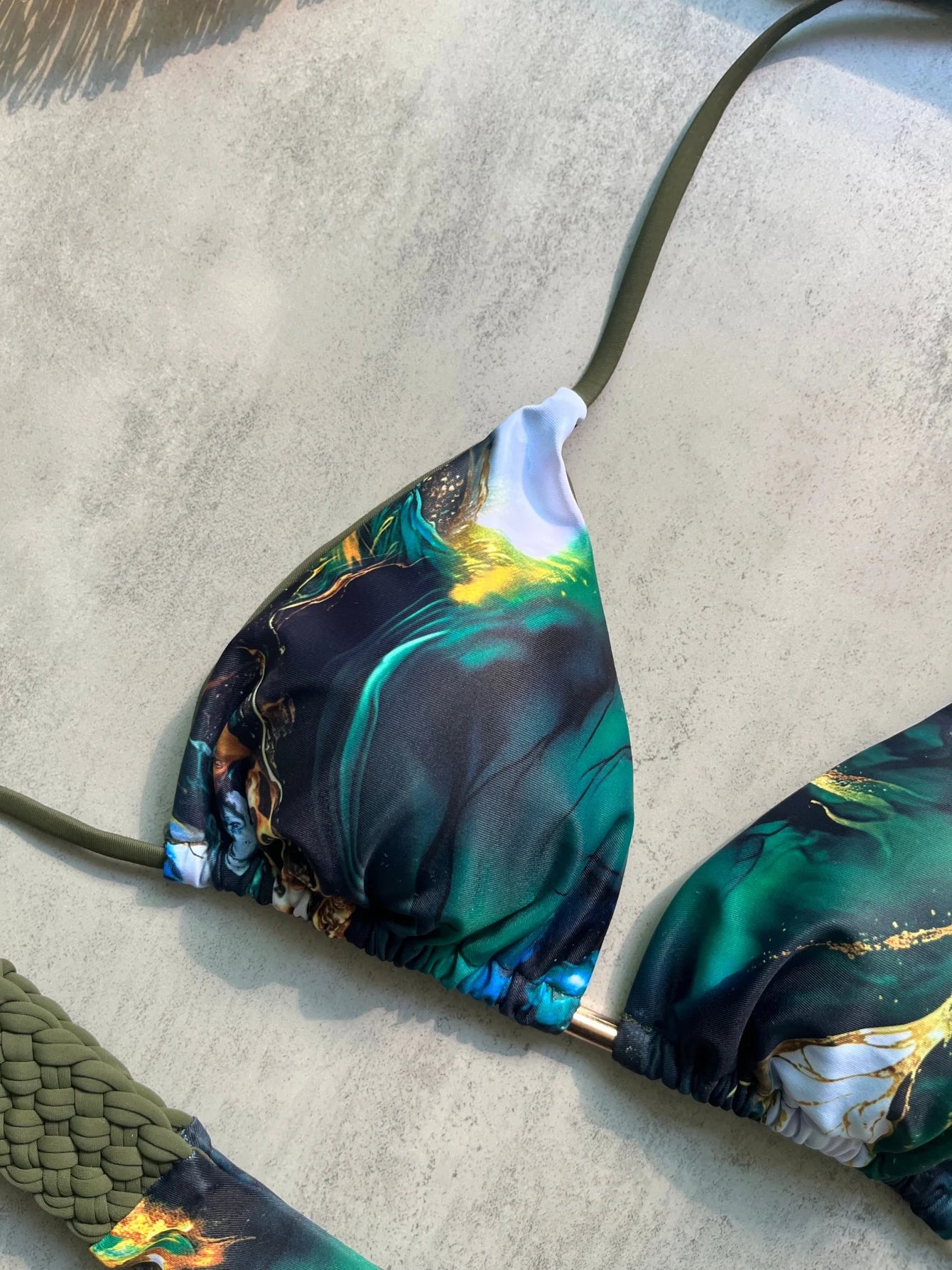 Print Braided Micro Bikini