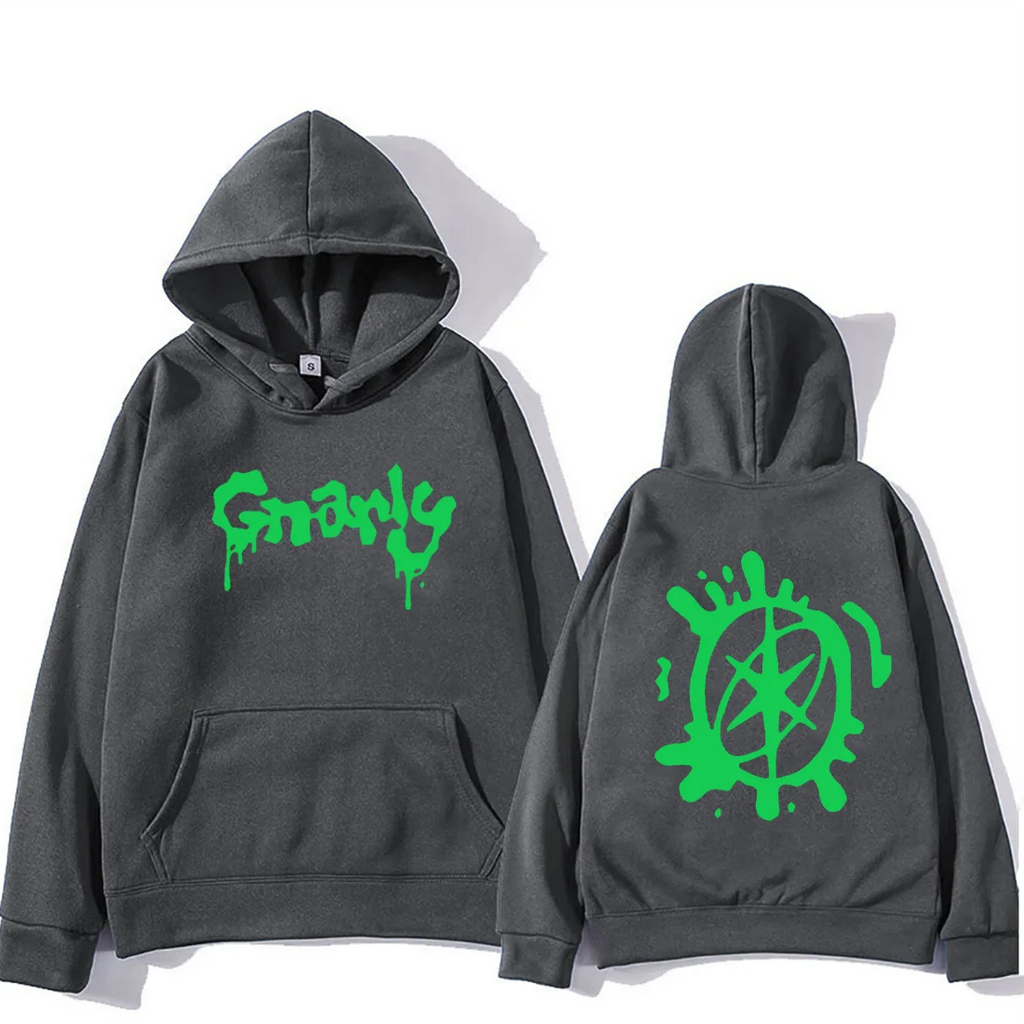 Gnarly Logo Printed Hoodie