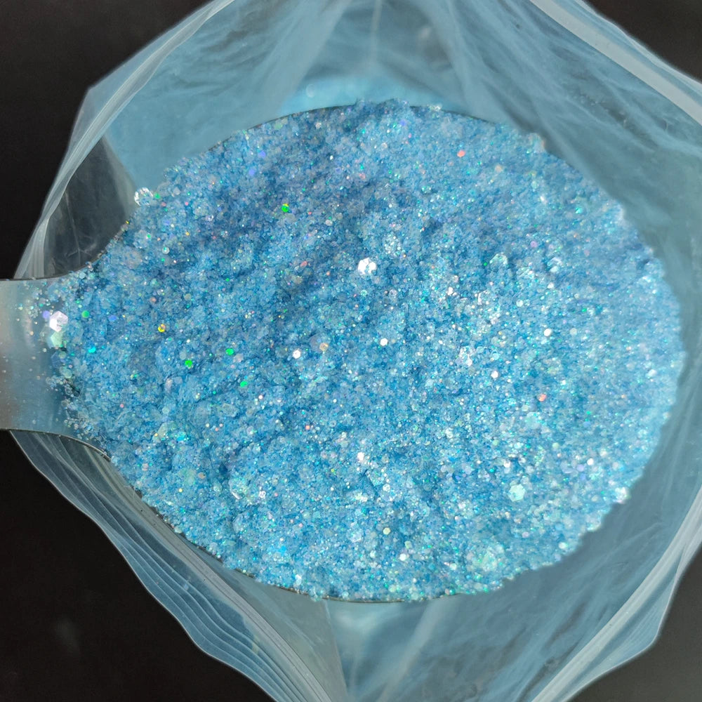 1KG Wholesale Mixed Size Holographic Nails Sequins Manicure Glitter Flakes Paillettes Nail Art Decorations Body/Face Glitter