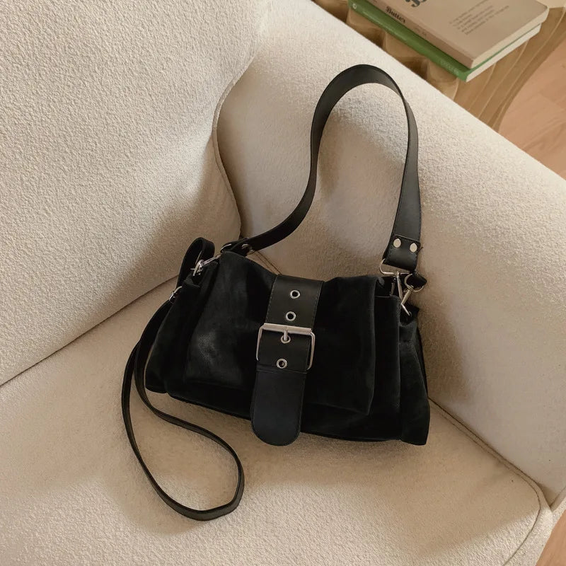 Faux Suede Bag