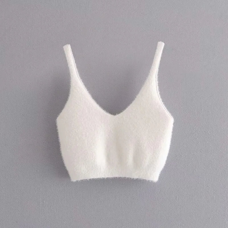 Sleeveless Cropped Top