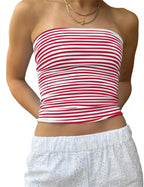 Striped Tube Top