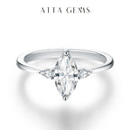 Marquise 1CT Moissanite Ring