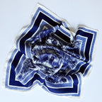 Textured Style Square Scarf – Versatile Accent for Hair, Neck & Handbags