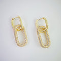 Urban Glow Link Drop Earrings