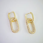 Urban Glow Link Drop Earrings