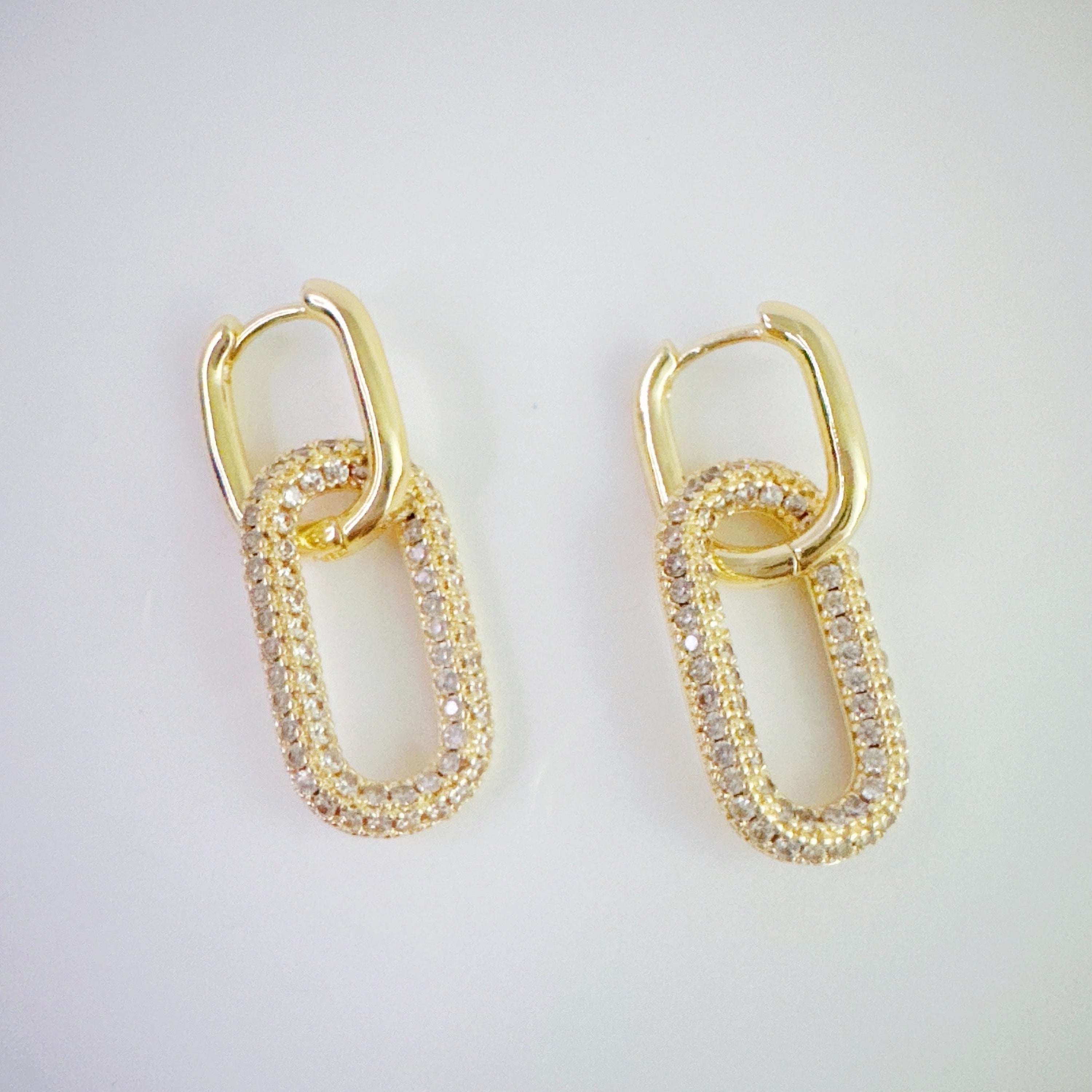 Urban Glow Link Drop Earrings