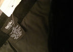 Vintage Style Black Suede Mini Skirt Size 10