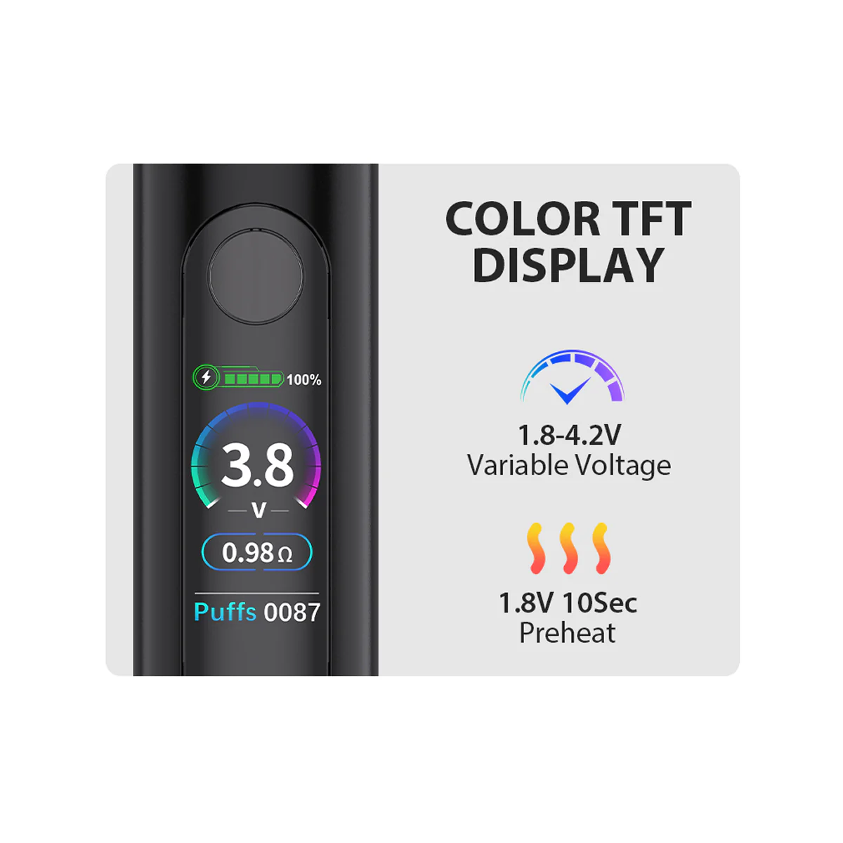 Yocan Ziva 2.0 510 Battery