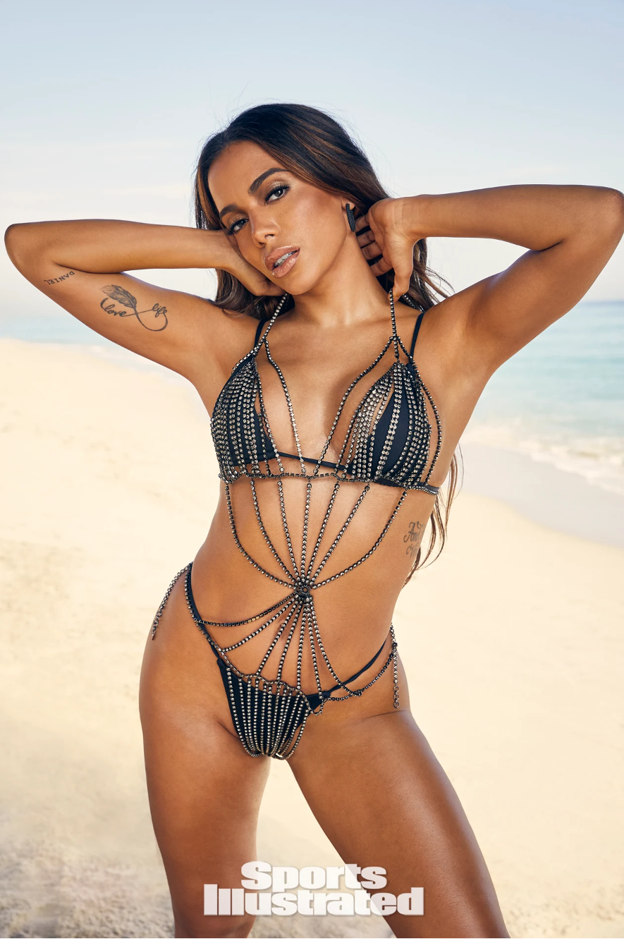 Anitta Black Bikini Set – Sports Illustrated Swimsuit