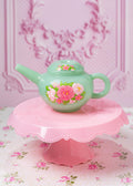 Canna Style JADE FLORAL TEAPOT PIPE