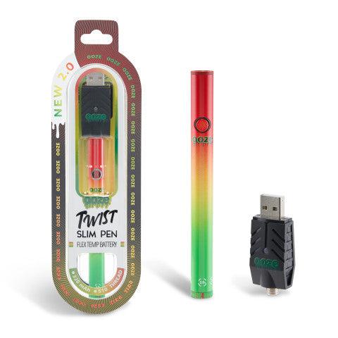Ooze Twist Slim Pen 2.0 510 Thread Vaporizer Battery