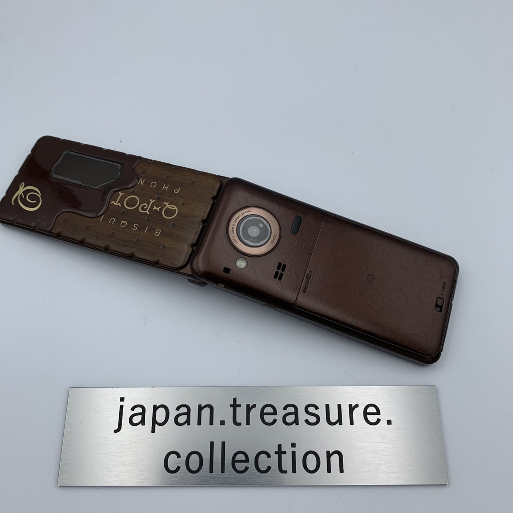 docomo Q-pot. SH-04C Choco Foma Japanese Flip Phone garakei keitai Rare Japan