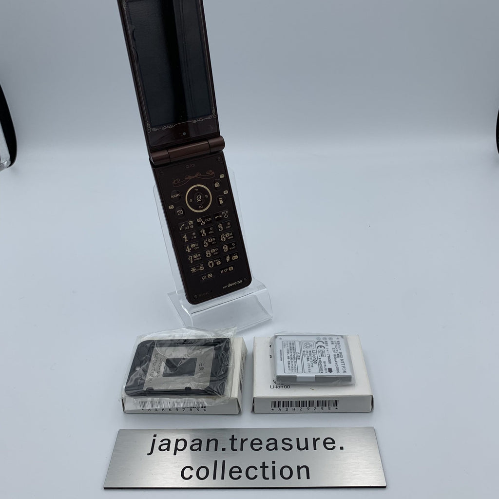 docomo Q-pot. SH-04C Choco Foma Japanese Flip Phone garakei keitai Rare Japan