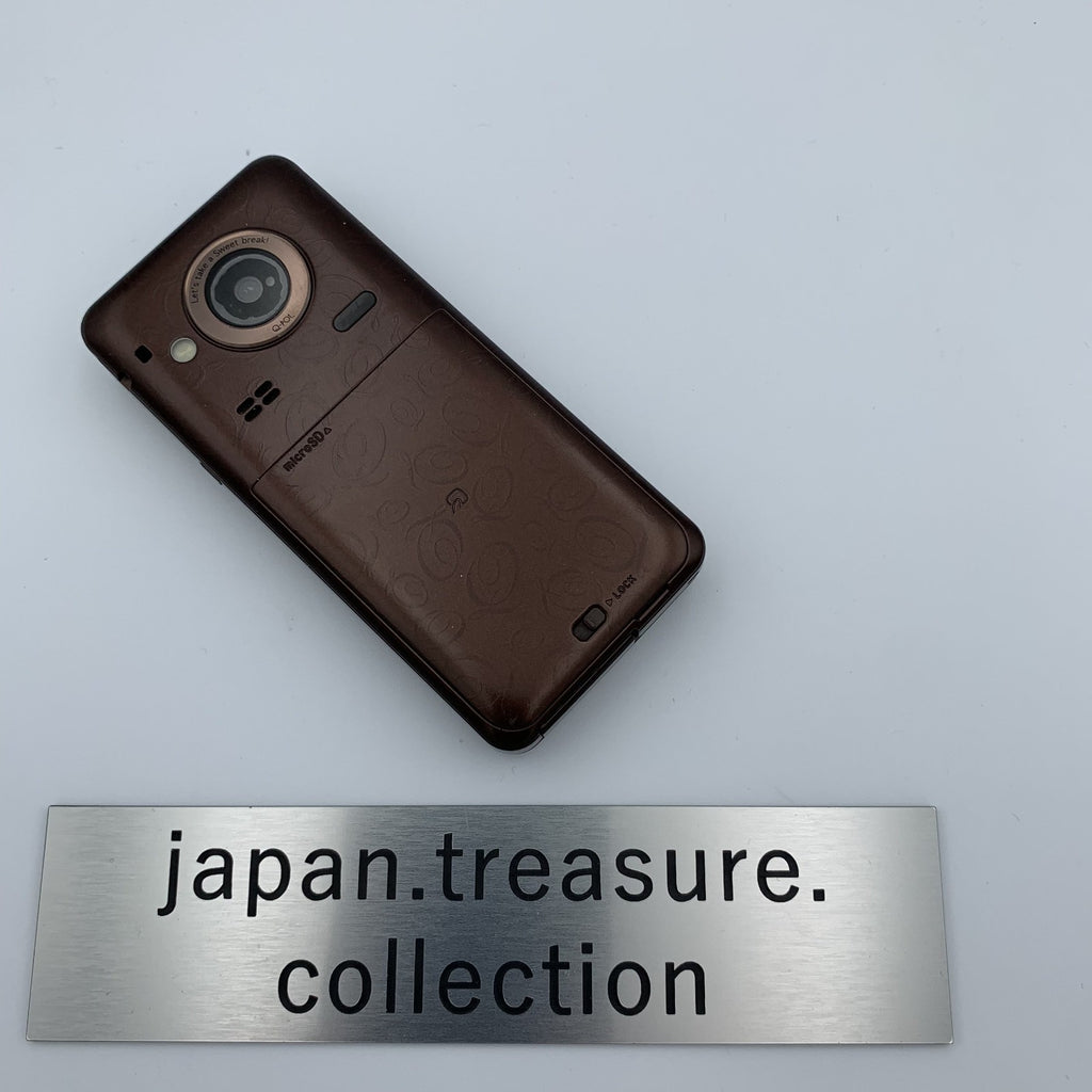 docomo Q-pot. SH-04C Choco Foma Japanese Flip Phone garakei keitai Rare Japan