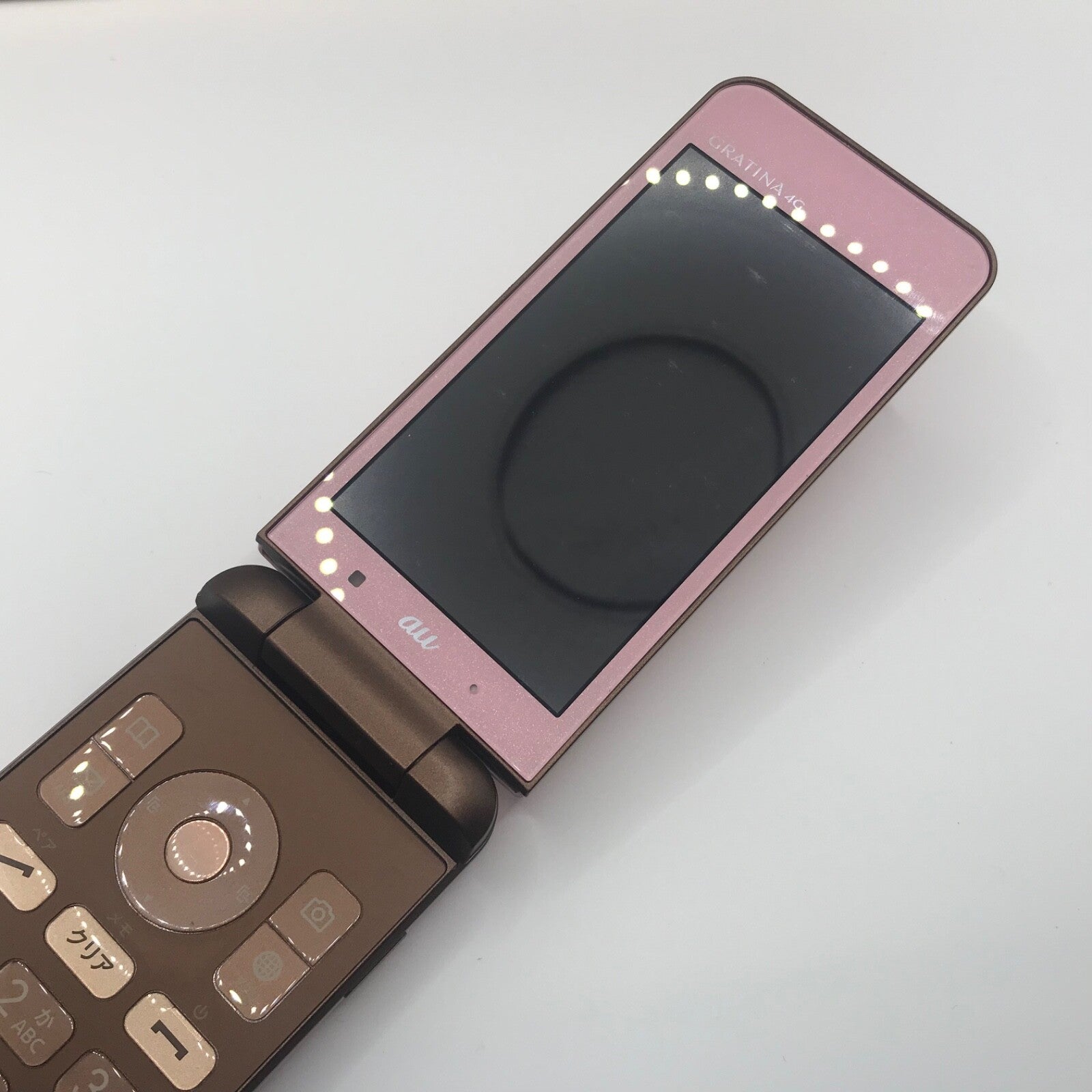 KYOCERA KYF31 GRATINA 4G WIFI KEITAI ANDROID FLIP PHONE PINK UNLOCKED
