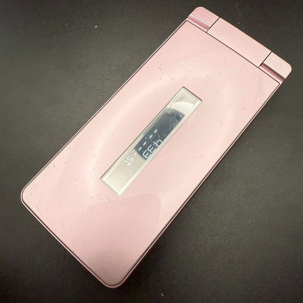 PINK SHARP SH-02L PINK AQUOS KEITAI 2 JAPAN ANDROID FLIP PHONE UNLOCKED 4G JAPAN