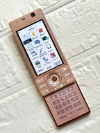 Docomo Fujitsu F-05C Pink Japanese Slide Phone Keitai Garakei Retro Mobile Phone