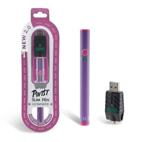 Ooze Twist Slim Pen 2.0 510 Thread Vaporizer Battery
