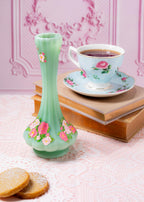 Canna Style JADE FLORAL VASE BONG