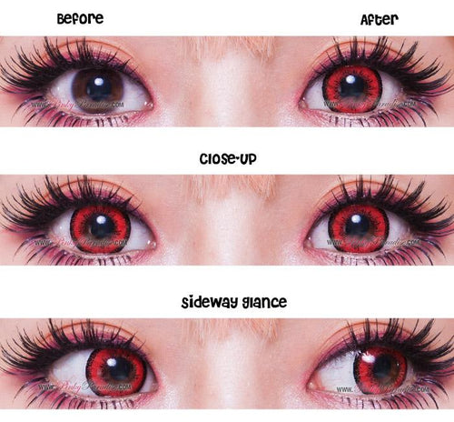 Vassen Dolly Plus Red Contact Lenses